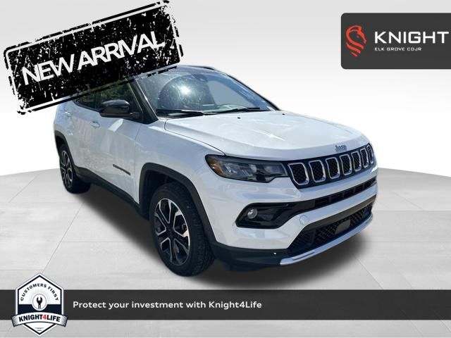 Bright White Clearcoat 2024 Jeep Compass Limited 4WD SUV / Crossover Four-Wheel Drive 8-Speed Automatic
