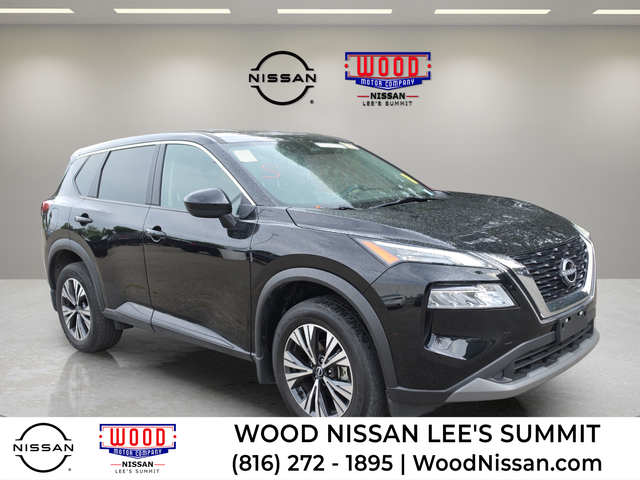 Super Black 2023 Nissan Rogue SUV / Crossover All-Wheel Drive Continuously Variable Transmission
