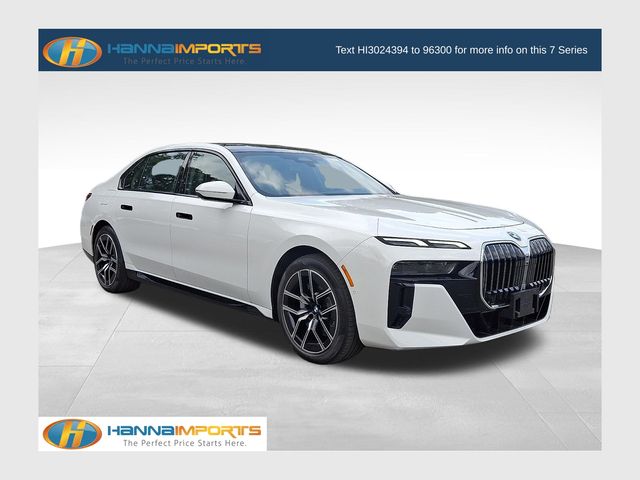 Alpine White 2025 BMW 7 Series Sedan All-Wheel Drive 8-Speed Automatic