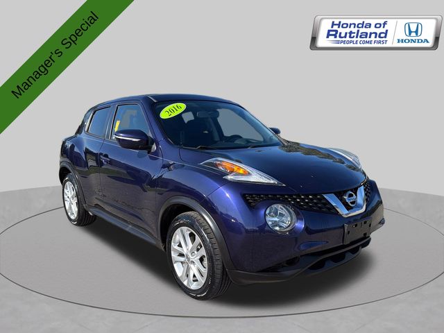 Cosmic Blue 2016 Nissan Juke SUV / Crossover Front-Wheel Drive Continuously Variable Transmission