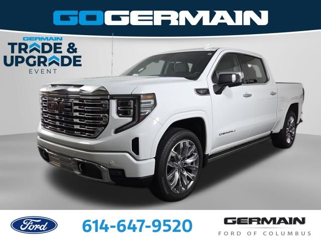 Summit White 2024 GMC Sierra 1500 Denali Crew Cab 4WD Pickup Truck Four-Wheel Drive Automatic