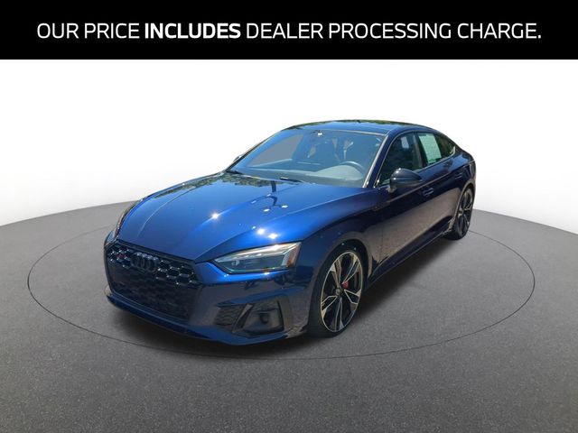 Navarra Blue Metallic 2023 Audi S5 Sportback Sedan All-Wheel Drive 8-Speed Automatic