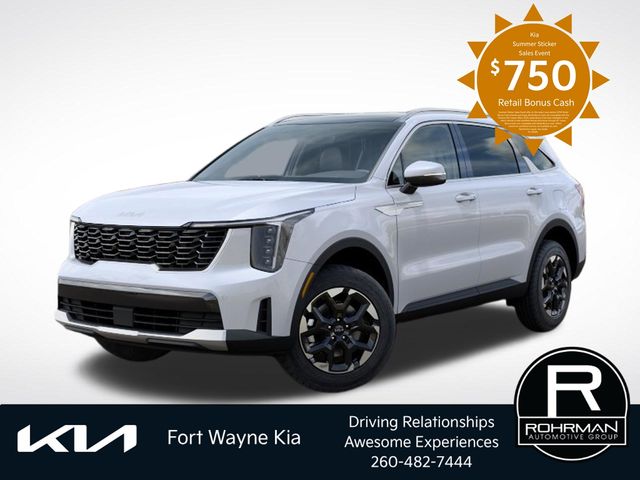 Glacial White Pearl 2026 Kia Sorento S AWD SUV / Crossover All-Wheel Drive 8-Speed Automatic