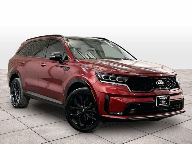 2021 Kia Sorento SX Red at Rochrich Mazda