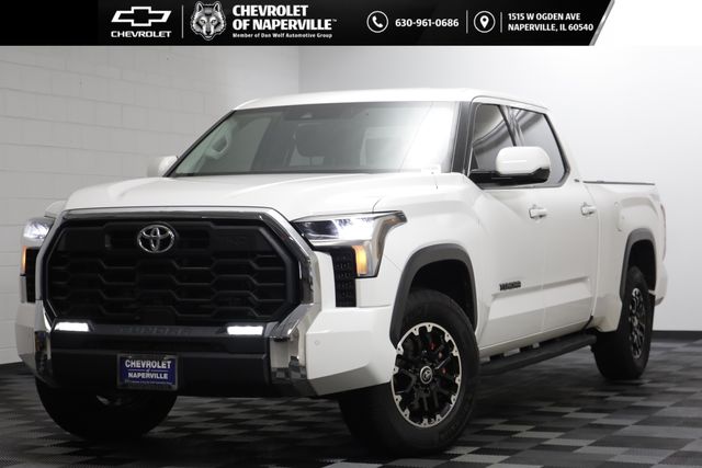 White 2022 Toyota Tundra Pickup Truck Four-Wheel Drive Automatic