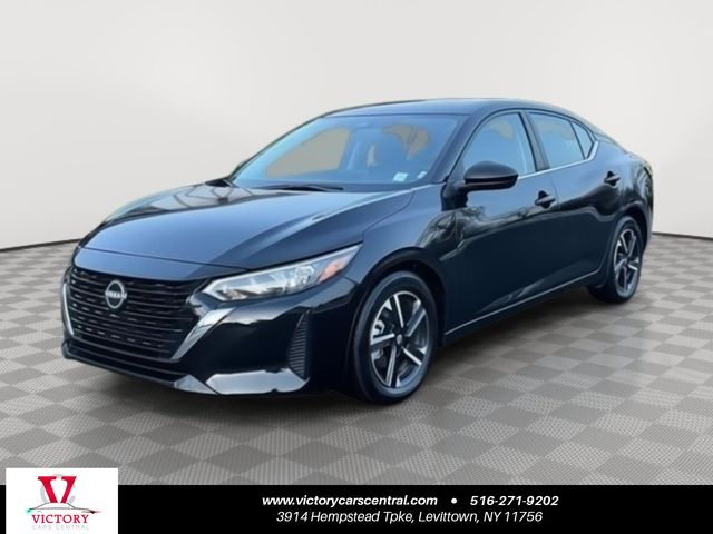 Super Black 2025 Nissan Sentra SV FWD Sedan Front-Wheel Drive Continuously Variable Transmission