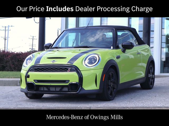 Zesty Yellow 2024 MINI Cooper Convertible Front-Wheel Drive 7-Speed Automatic
