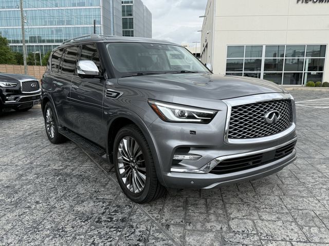 Gray (Graphite Shadow) 2019 INFINITI QX80 Luxe RWD SUV / Crossover Rear-Wheel Drive 7-Speed Automatic