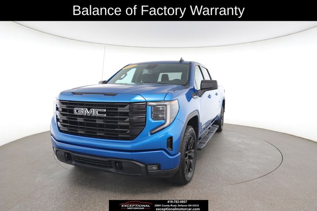 Blue 2023 GMC Sierra 1500 Pickup Truck Four-Wheel Drive 8-Speed Automatic