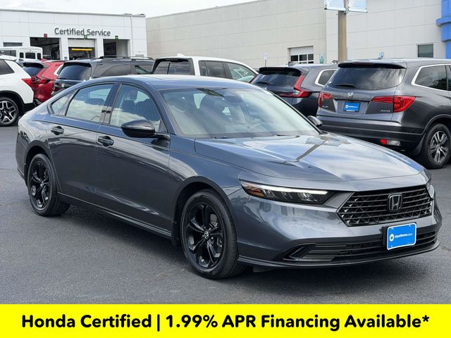 Meteorite Gray Metallic 2025 Honda Accord Sedan Front-Wheel Drive Continuously Variable Transmission