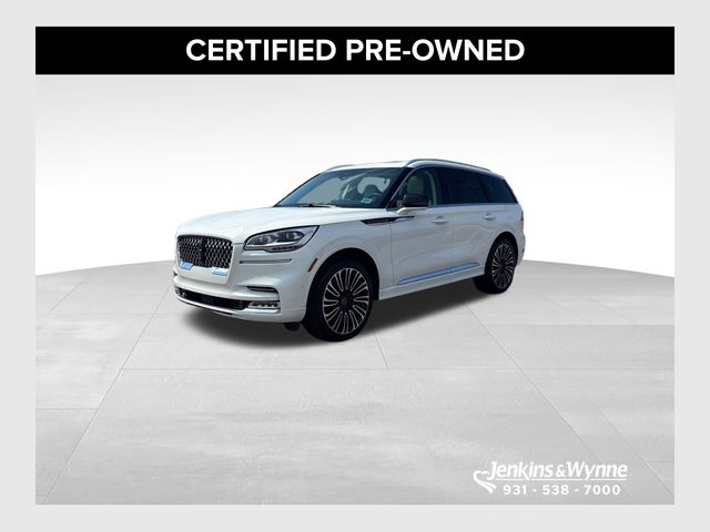 Pristine White Metallic Tri-Coat 2024 Lincoln Aviator Black Label AWD SUV / Crossover All-Wheel Drive Automatic