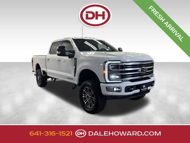 White Metallic 2024 Ford F-350 Super Duty Pickup Truck Four-Wheel Drive Automatic