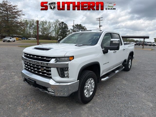 Summit White 2020 Chevrolet Silverado 2500HD LTZ Crew Cab 4WD Pickup Truck Four-Wheel Drive Automatic