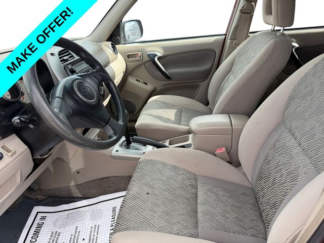 Red 2002 Toyota RAV4 AWD SUV / Crossover All-Wheel Drive