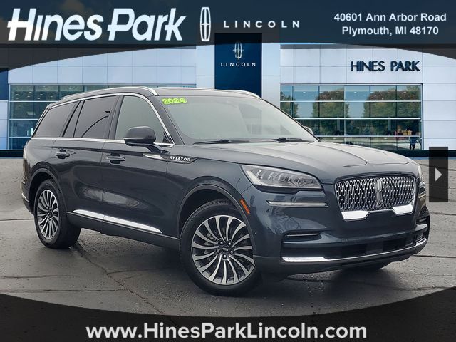 Blue Metallic 2024 Lincoln Aviator Reserve AWD SUV / Crossover All-Wheel Drive Automatic