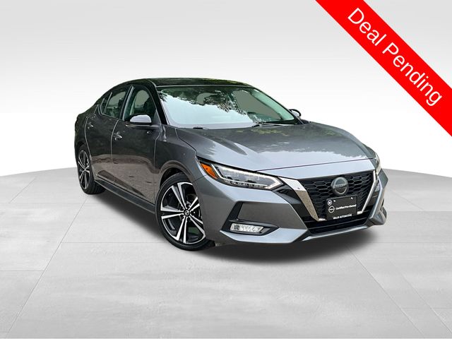 Gun Metallic/Super Black 2022 Nissan Sentra Sedan Front-Wheel Drive Continuously Variable Transmission