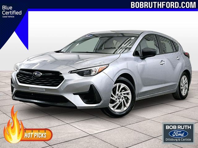 Ice Silver Metallic 2024 Subaru Impreza Wagon All-Wheel Drive Continuously Variable Transmission