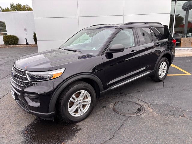 Agate Black Metallic 2022 Ford Explorer XLT AWD SUV / Crossover All-Wheel Drive Automatic