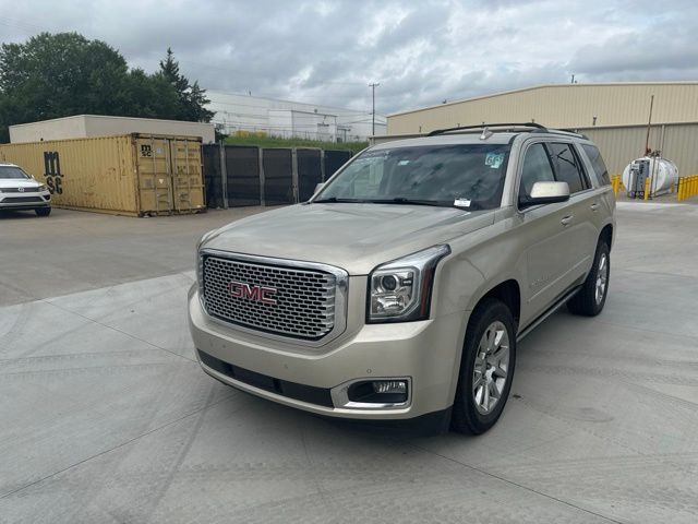Champagne Silver Metallic 2015 GMC Yukon Denali 4WD SUV / Crossover Four-Wheel Drive 8-Speed Automatic