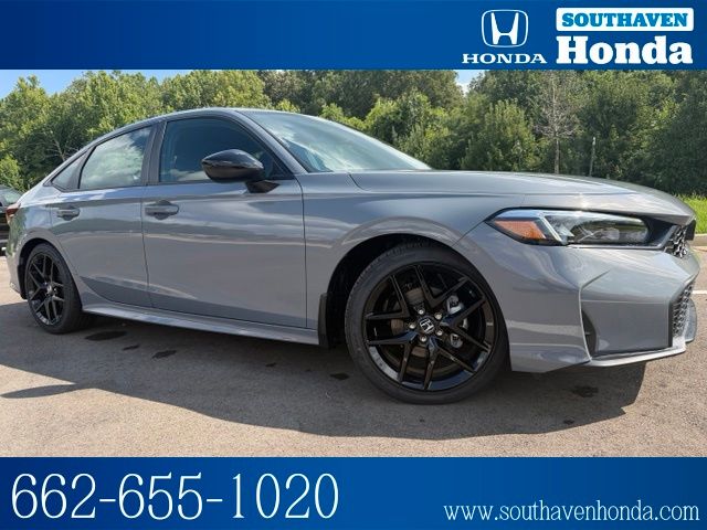 Urban Gray Pearl 2026 Honda Civic Sedan Front-Wheel Drive Continuously Variable Transmission