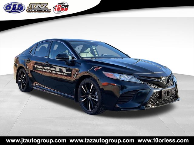 Midnight Black Metallic 2019 Toyota Camry Sedan Front-Wheel Drive 8-Speed Automatic