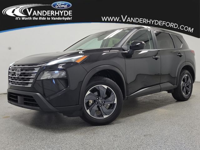 Super Black 2024 Nissan Rogue SUV / Crossover All-Wheel Drive Continuously Variable Transmission