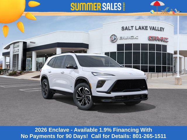 Summit White 2026 Buick Enclave SUV / Crossover Four-Wheel Drive 8-Speed Automatic