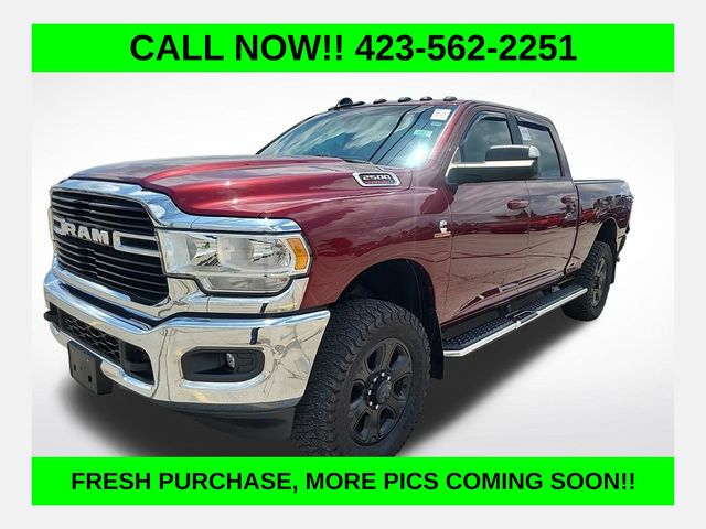 Delmonico Red Pearlcoat 2021 RAM 2500 Big Horn Crew Cab 4WD Pickup Truck Four-Wheel Drive 6-Speed Automatic