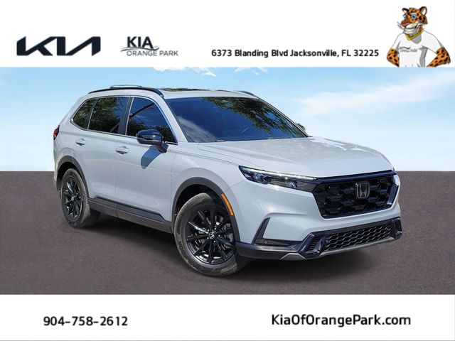 Gray 2025 Honda CR-V Hybrid SUV / Crossover Front-Wheel Drive Continuously Variable Transmission
