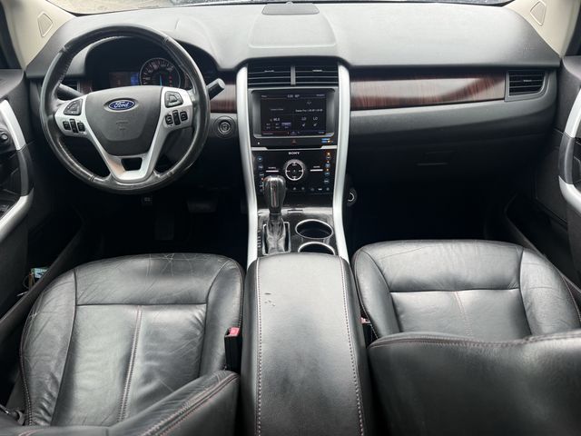 2013 Ford Edge Limited White at Central Houston Nissan