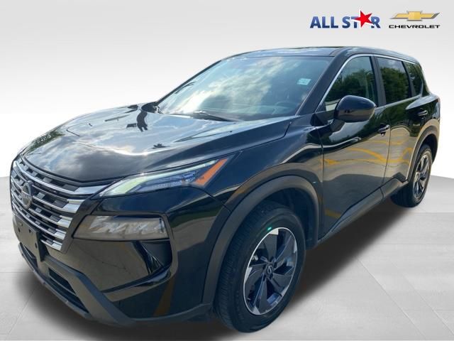 Super Black 2025 Nissan Rogue SV FWD SUV / Crossover Front-Wheel Drive Continuously Variable Transmission