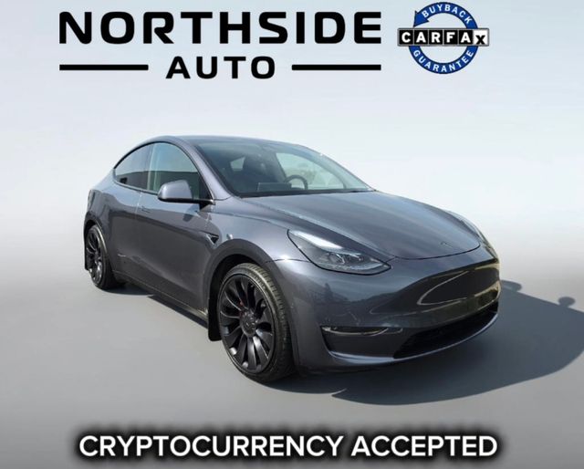 Midnight Silver Metallic 2022 Tesla Model Y SUV / Crossover All-Wheel Drive 1-Speed Automatic