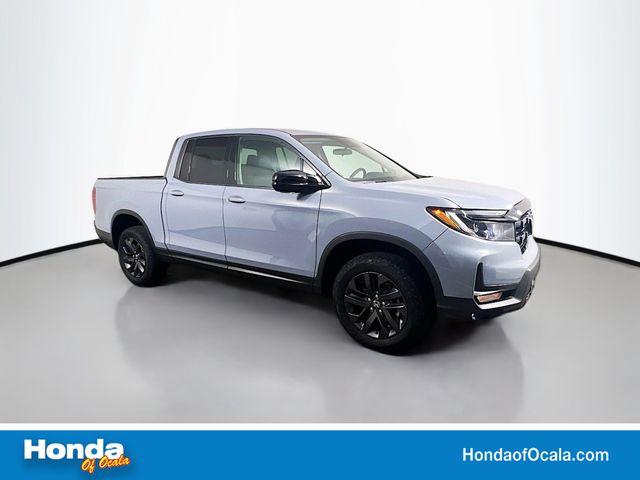 Sonic Gray Pearl 2024 Honda Ridgeline Pickup Truck All-Wheel Drive 9-Speed Automatic