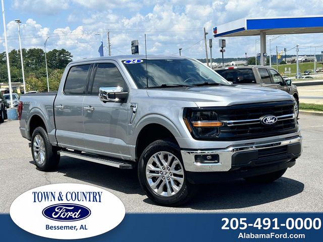 Silver Metallic 2024 Ford F-150 Pickup Truck Four-Wheel Drive Automatic