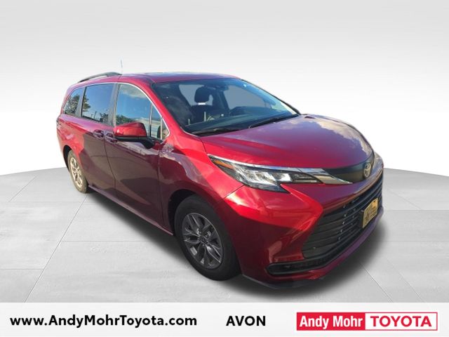 Red (Ruby Flare Pearl) 2022 Toyota Sienna Minivan All-Wheel Drive Continuously Variable Transmission