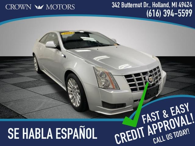 Radiant Silver Metallic 2012 Cadillac CTS Coupe Coupe All-Wheel Drive 6-Speed Automatic