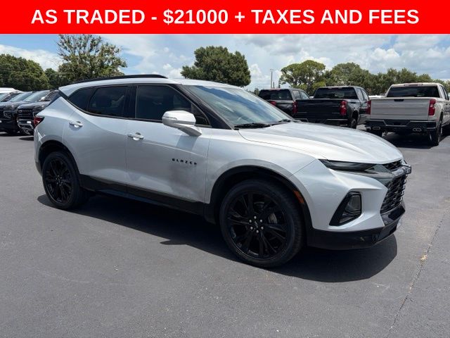 Silver Ice Metallic 2019 Chevrolet Blazer SUV / Crossover Front-Wheel Drive 9-Speed Automatic