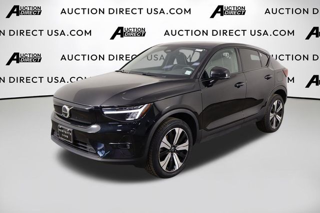 Black 2023 Volvo C40 Recharge SUV / Crossover All-Wheel Drive 1-Speed Automatic