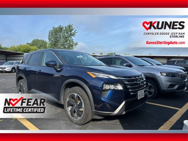 Deep Ocean Blue Pearl 2025 Nissan Rogue SUV / Crossover All-Wheel Drive Continuously Variable Transmission