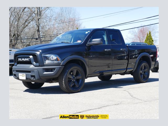 Diamond Black Crystal Pearlcoat 2020 RAM 1500 Classic Warlock Quad Cab 4WD Pickup Truck Four-Wheel Drive 8-Speed Automatic