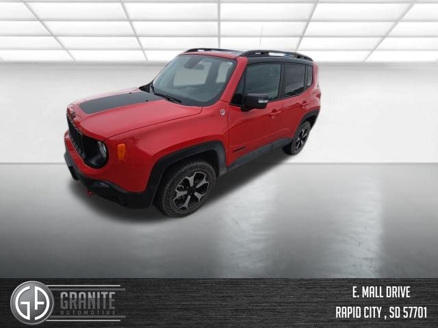 Colorado Red Clearcoat 2021 Jeep Renegade SUV / Crossover Four-Wheel Drive 9-Speed Automatic