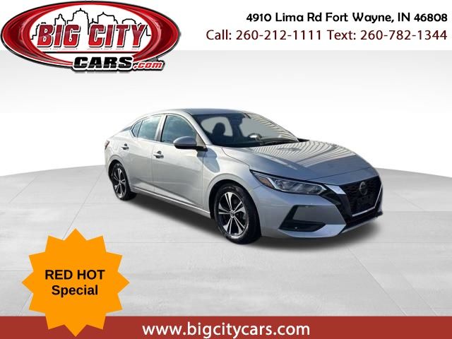 Brilliant Silver Metallic 2023 Nissan Sentra SV FWD Sedan Front-Wheel Drive Continuously Variable Transmission