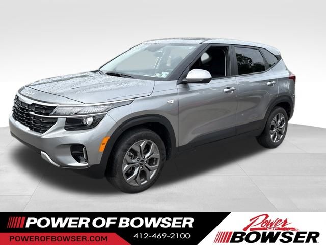 Steel Gray 2024 Kia Seltos SUV / Crossover All-Wheel Drive Continuously Variable Transmission