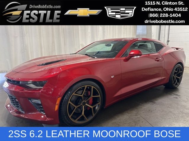 Garnet Red Tintcoat 2017 Chevrolet Camaro Coupe Rear-Wheel Drive 8-Speed Automatic