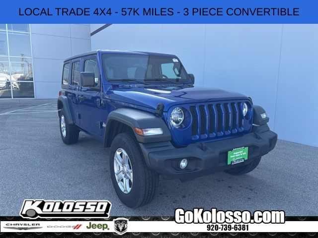 Ocean Blue Metallic Clearcoat 2020 Jeep Wrangler SUV / Crossover Four-Wheel Drive 8-Speed Automatic