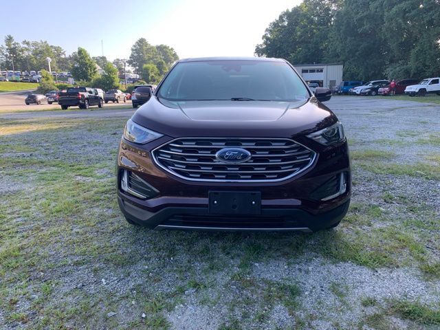 Certified Used 2022 Red Ford Titanium image 3