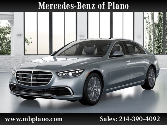 Cirrus Silver Metallic 2025 Mercedes-Benz S-Class Sedan All-Wheel Drive 9-Speed Automatic