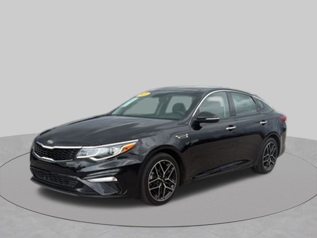 Ebony Black 2020 Kia Optima Sedan  6-Speed Automatic