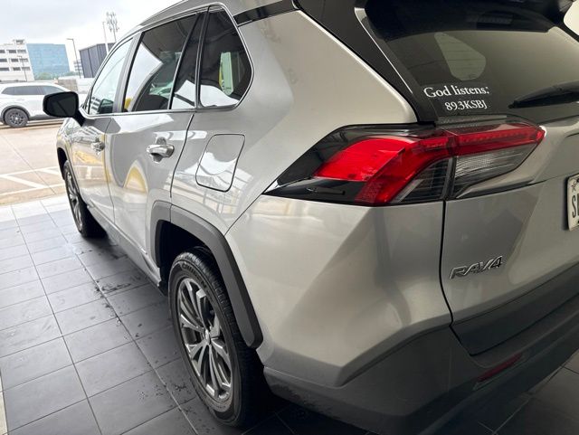 2023 Toyota RAV4 Hybrid XLE Premium Silver at North Houston Mitsubishi