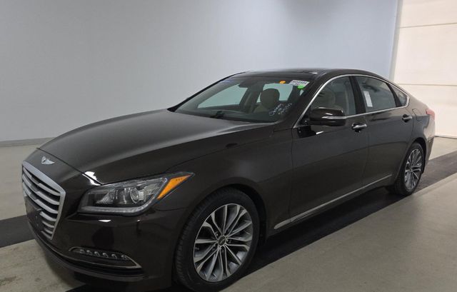 Manhattan Brown 2016 Hyundai Genesis Sedan 8-Speed Automatic